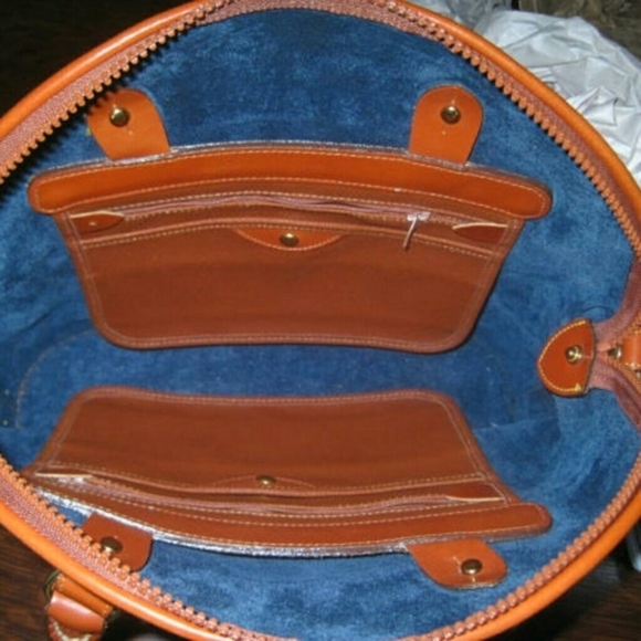 Vtg Dooney & Bourkwe R05 Norfolk case satchel AWL - Picture 7 of 14